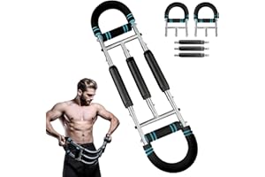 SHENKON TECH Twister Armtrainer, 40–200 Lb Verstellbares BrusttrainingsgeräT, ragbarer Power Twister mit abnehmbarem Design, Fitnessübungen überall Fitnessgeräte für Zuhause