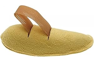 CANONBURY Crescent Shaped Chamois Leather Toe Props | Comfortable Elasticated Toe Loop