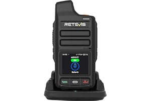 Retevis L71 -nätverksradio, Radio med Obegränsad räckvidd och Snabbladdning av Typ C, Stöd för Wifi och Zello, 4000mAh, Handhållen PoC-tvåvägsradio för Familjeutflykter Utomhus (1 St)