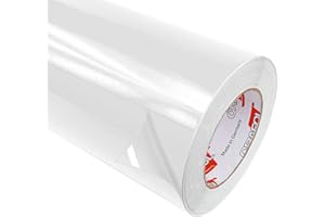 DECOMEISTER Samoprzylepna folia ochronna klejowa przezroczysta okleina błysk bezbarwna wodoodporna na meble ściany metr bieżący 100x100 cm Przezroczysta Połysk