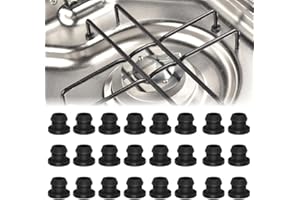 ZORTVUL 24 Stück Topfträgergummis Wohnmobil-Kochfeld Zubehör Gummistopfen Gasherd Wohnmobil Kompatible Gummistopfen Schutzgummidurchführungen Für Wohnmobilkocher Kompatibel Mit 5 Mm Stangen-Sc