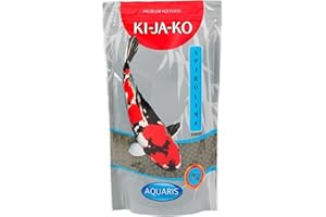 KI-JA-KO Spirulina Plus farbverstärkendes Carotinoid-reiche Koi Fischfutter 500 g / 6mm - mit Capsanthin und Astaxanthin und FORPLUS (Omega-3-reiche Algen)