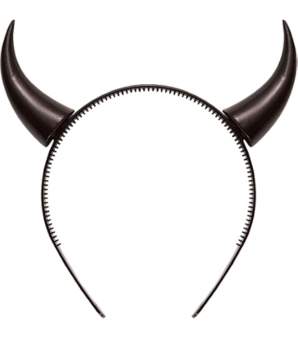 WOOOOZY Teufelshörner Haarreif – Glitzernde Devil Horns Für Kostüme & Parties