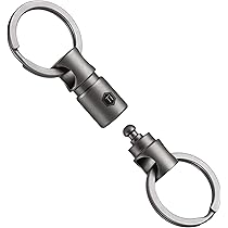 Portachiavi Multiuso 7 In 1 Acciaio Inox - Cacciavite, Apribottiglie, Righello - Moschettone Sgancio Rapido - Foto 10