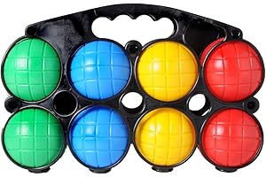 WEIBLE SPIELE Set Pétanque - Plastique - 8 Pièces - 4 Personnes