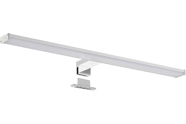 SEBSON® LED Lampe Miroir salle de bain IP44 60cm, lumière de surface + lumière de serrage, blanc neutre 4000K, 600x108x44mm, 12W, 900lm