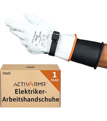 Geïsoleerde Elektrische Handschoenen 1000 Volt - Maat 10 Voor Elektriciens