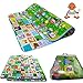Produktbild JJOnlineStore – Dual-seitige Kids Kinder kriechen Buchstaben Zahlen Lernspiel Play Sleep Rest Matte weiche Schaum Teppich 200 x 180 cm/200,7 x 180,3 cm Zoll