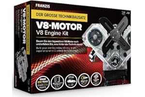 FRANZIS Der große Technikbausatz V8-Motor: Baue den legendären V8-Motor nach und erlebe was hinter der Technik steckt!