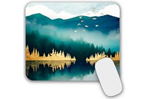 AOKSUNOVA Petit tapis de souris, avec motif, vert, 24 x 20 cm