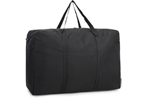 TSQZE Groß Aufbewahrungstasche 600D Oxford Aufbewahrungsbehälter Organisator, Langlebige Tragetasche Camping Tasche Für Bettzeug Matratzenauflagen Decken Bettdecken and Kissen(125L)