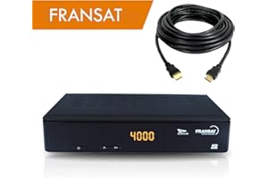 HD-LINE Fransat Satellite Récepteur TNT Decodeur - Sans Carte / USB / HDMI / MPEG4 / Full HD / 1080P