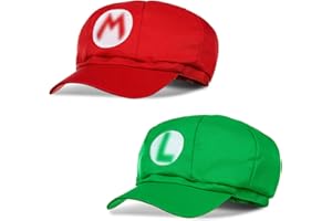 Forninc Mari Mütze, Mari Cap Kinder, Mari Baseball Mütze, Mari Kappe Kinder, Mütze Outdoor, Geschenke für Kinder, Kann für Rollenspiele Verwendet Werden, Baseball Cap Kinder, 2-Teiliges Set