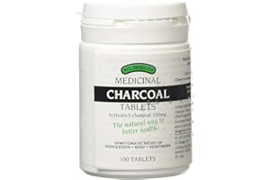 JL BRAGG'S MEDICINAL CHARCOAL TABLETS J.L Bragg's Charcoal Tablets 100, Pack of 2