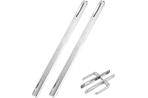 2 st Dörrhandtagsspindelstång 8 mm x 160 mm fyrkantstift för trycklås