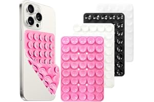 BKEPDY Lot de 4 Silicone Support Telephone Ventouse Support de téléphone antidérapant pour Selfies et vidéos pour Tous Modèles