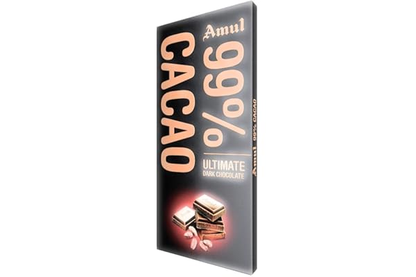 Amul 99% Cocoa Chocolate, 125 g