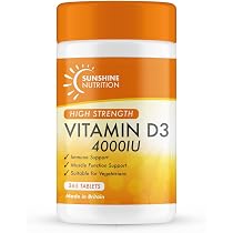 Vitamin D Tablets - Maximum High Strength D3 4000IU - One a Day ...