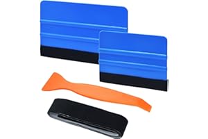 JJWNMLL Auto Folie Folierung Werkzeuge Set für Wrapping, Filzrakel mit Ersatz Filzkante, Folierung Rakel Car Wrapping Werkzeug für Auto Möbelfolie Tönungsfolie Wandtatto