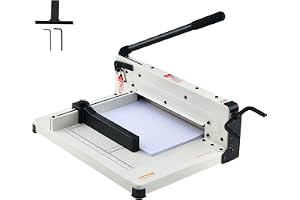 VEVOR Kraftig pappersskärare industriell och kommersiell 304,8 mm pappersskärare för A4-papper, kapacitet 400 ark stapling pa