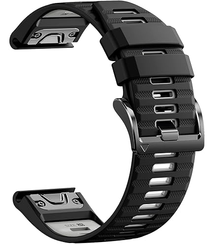 CINTURINO INF Cinturino In Silicone Per Garmin Fenix 7X 26mm Grigio 159190748 - Foto 7