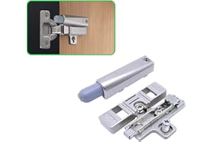 GAMOBIFER Pistoncino Ammortizzatore Deceleratore per Ante, Rallenta la Corsa Finale delle Ante, Smove SALICE. (ADATTATORE PER CERNIERA COLLO 0 E BASE ZAMA, ANTA 2 CERNIERE)