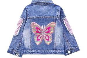Peacolate 2-11Years Spring And Autumn Girls Denim Jacket Kid'S Jacket Top