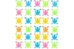 KIRZAX Lot de 30 jeux de saut de grenouille, jouets de saut de grenouille, jouets de poussée de doigt rebondissant, cadeaux de fête d'anniversaire, sacs de cadeaux de Pâques (couleurs aléatoires)