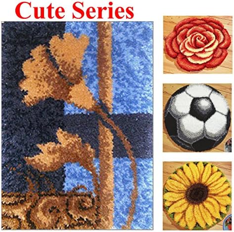 BYT collection 32 Models Latch Hook Kit Rug Making Crafts 21 inch X 15 inch Cute163