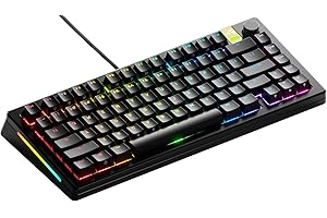 Glorious Gaming GMMK 3 PRO HE (75%): klawiatura z Rapid Trigger, efekt Halla, aluminiowa obudowa, odpytywanie 8K, przełączniki magnetyczne MX i HE z hot swap, system uszczelek, USA QWERTY - Czarna