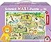 Produktbild Schmidt Spiele Puzzle 56175 Im Zoo, 24 Teile, Maxi Puzzles im Pappkoffer, inklusive Poster