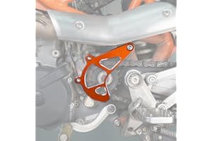 NICECNC Aluminium-Frontritzelabdeckung, Compatible with K-T-M 690 Enduro R/SMC R 2009–2022 2021 2020 2019 2018, Compatible with Husqvarna 701 Enduro/SM 2016–2022 2021 2020, Orange