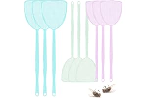 LacyMC 9 Stück Fliegenklatschen,zum Töten von Fliegen und Insekten,Schädlingsbekämpfung,Fliegenprävention