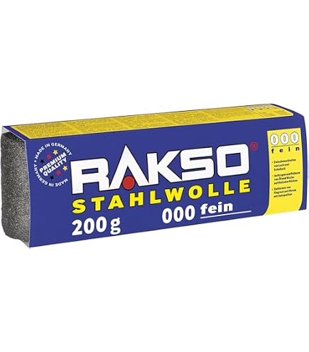 Paille De Fer Grain Moyen ProDec 400 G – Idéale Pour Décaper, Nettoyer Et Polir Surfaces Métal/bois