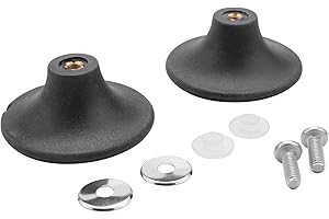 Pvczool Bouton de Four Hollandais pour Le Remplacement du Bouton, Bouton de Remplacement en BakéLite Pots de Four Hollandais Bouton PoignéE de Couvercle de Casserole 2 Ensembles