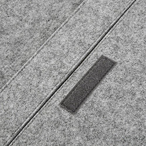 15 Zoll Filz Sleeve H  lle Notebook Laptop Tasche f  r 15  Dunkel Grau