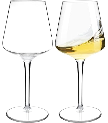 Brunner 0830213N.C71 Elegante Bruchgläser aus Rotwein und Weißwein, R&W Wineglass Kollektion Reserve 2 Stück, 58 Cl