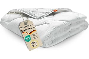Sleepling 19000000033 basic 1xx mikrofibertäcke, vit, mikrofiber, vit, 200 x 200 – medium