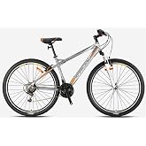 Kron VORTEX 4.0 29 Rim V BRAKE 21 Gear Mountain Bike 18"- MATTE SMOKED NEON ORANGE-GRAY