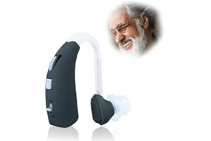 Britzgo Dispositivo Ricaricabile per Anziani, Doppia Modalità, 40 Ore di Audio Nitido e Adatto a Ogni Scenario Quotidiano (1, Blu scuro)