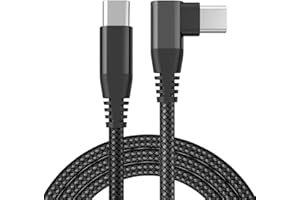 BIBTIM Kabel USB C do USB C 3M, 1-Pakiet 60W USB 2.0 Typ C kabel do ładowania kompatybilny z MacBook iPad Air 5 Pro 2021 Galaxy S22 S21 Ultra S20 FE S10 A12 Mi 11 Note 10 Pixel 6 5 BIBTIM