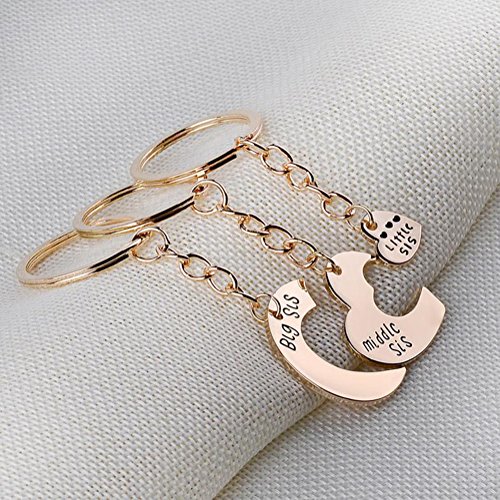 emorias-1-set-porte-cls-pour-alliage-trois-soeur-personnaliss-Anneaux-de-Organisateur-Chane-Corde-originaux-Keychain