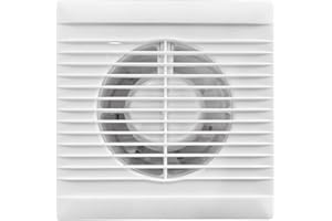 LiveTokers Ventilador Extractor Aire Ventilador Baño Cocina 20W 100MM 220V Silencioso 28dB para baño cocina inodoro oficina