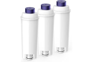 OLEIC 3pcs Filtro dell'acqua per macchina da caffè Delonghi Magnifica s, ammorbidire l'acqua, ridurre il calcare - comprese le versioni della serie ECAM, Esam, ETAM