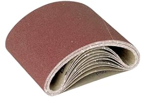 RETOL Sanding Belts 480 x 200 mm Grit 60 for Belt Sanders Normal Corundum (Pack of 10)