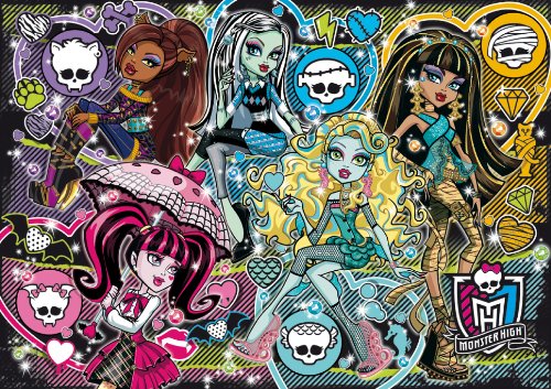 Imagen 2 de Clementoni 29650 Monster High - Puzzle clásico con brillantes