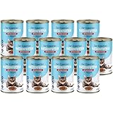 by Amazon Katzen Nassfutter Häppchen mit Rind in Gelee, 12 x 415g