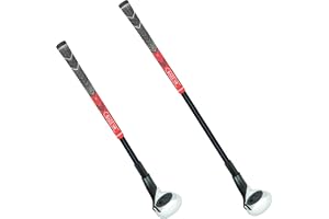 Gaze VR | VR Golfklubbans grepptillbehör för Quest-headset (röd – utökad, Quest 2)