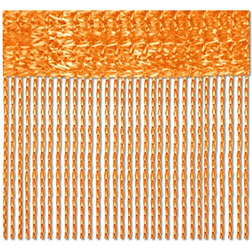 Fadenvorhang 90×240 Fadengardine Insektenschutz Raumteiler Auswahl: Orange – Apricot - 2