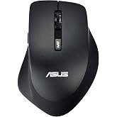 Asus WT425 Kablosuz Optik Sessiz Tıklama &Ouml;zellikli Siyah Mouse